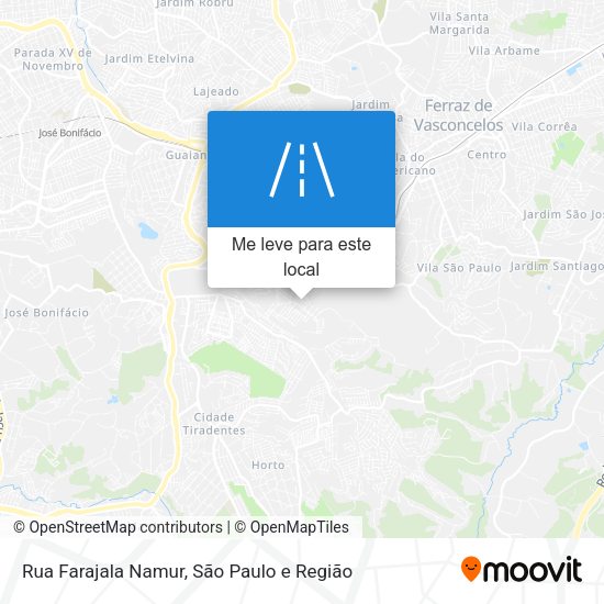 Rua Farajala Namur mapa