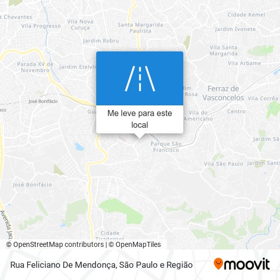 Rua Feliciano De Mendonça mapa