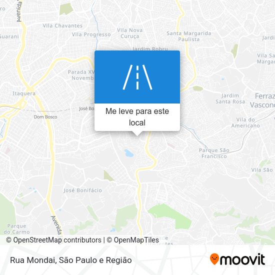 Rua Mondai mapa