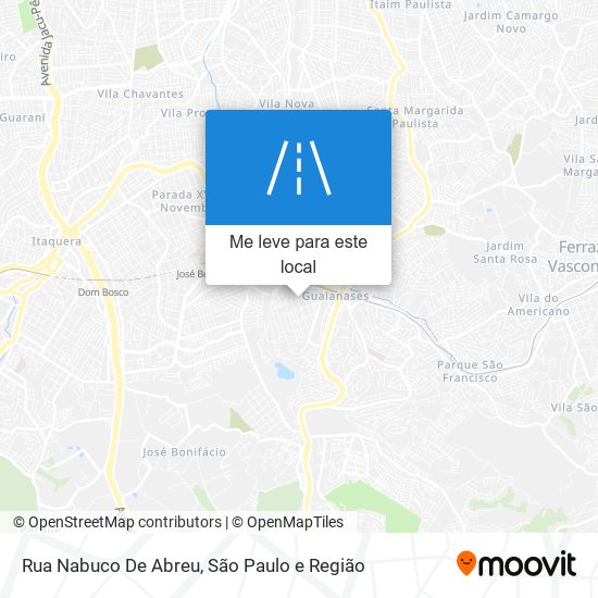 Rua Nabuco De Abreu mapa