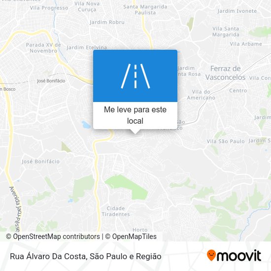 Rua Álvaro Da Costa mapa