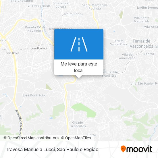 Travesa Manuela Lucci mapa