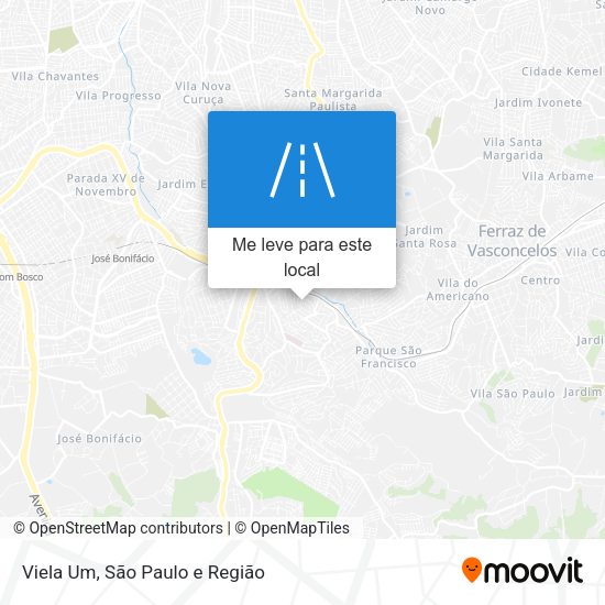 Viela Um mapa