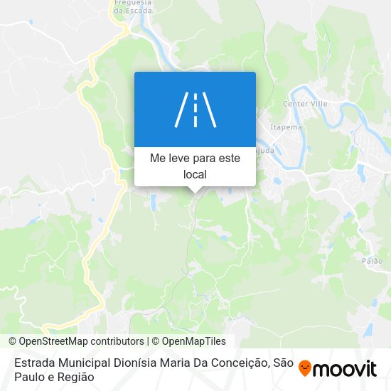 Estrada Municipal Dionísia Maria Da Conceição mapa