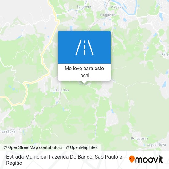 Estrada Municipal Fazenda Do Banco mapa
