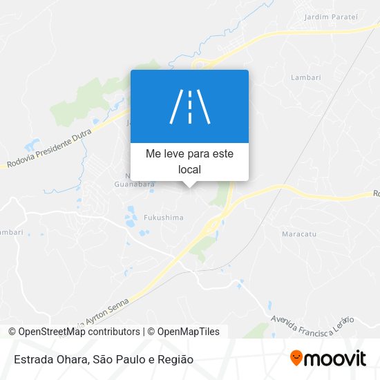 Estrada Ohara mapa