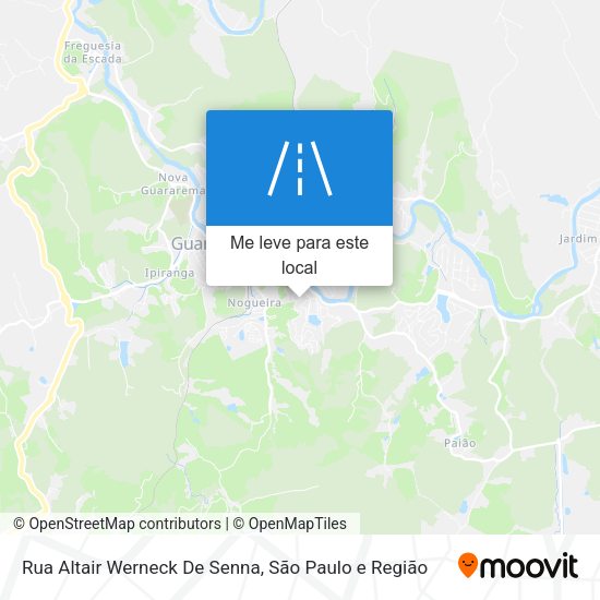 Rua Altair Werneck De Senna mapa