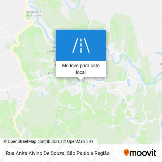 Rua Anita Alvino De Souza mapa
