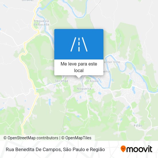 Rua Benedita De Campos mapa