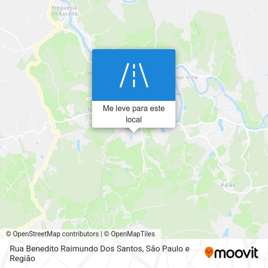 Rua Benedito Raimundo Dos Santos mapa