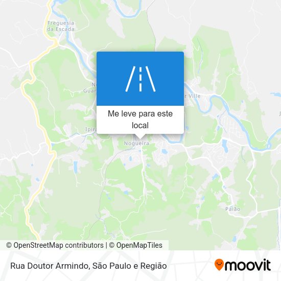 Rua Doutor Armindo mapa