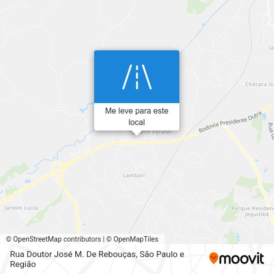 Rua Doutor José M. De Rebouças mapa