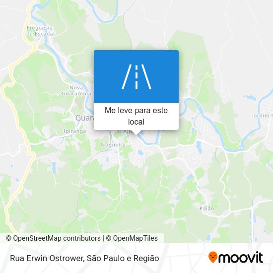Rua Erwin Ostrower mapa