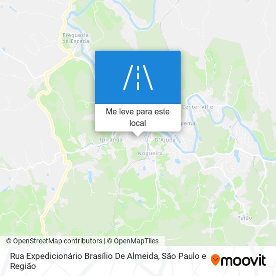 Rua Expedicionário Brasílio De Almeida mapa