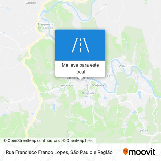 Rua Francisco Franco Lopes mapa