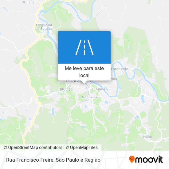 Rua Francisco Freire mapa