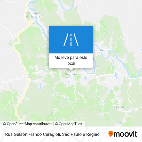 Rua Gelson Franco Ceragioli mapa