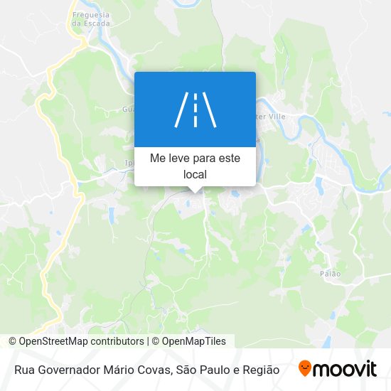 Rua Governador Mário Covas mapa