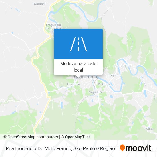 Rua Inocêncio De Melo Franco mapa