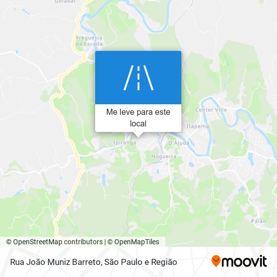 Rua João Muniz Barreto mapa