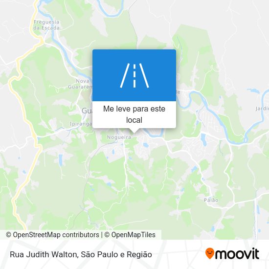 Rua Judith Walton mapa