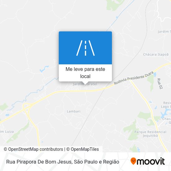Rua Pirapora De Bom Jesus mapa