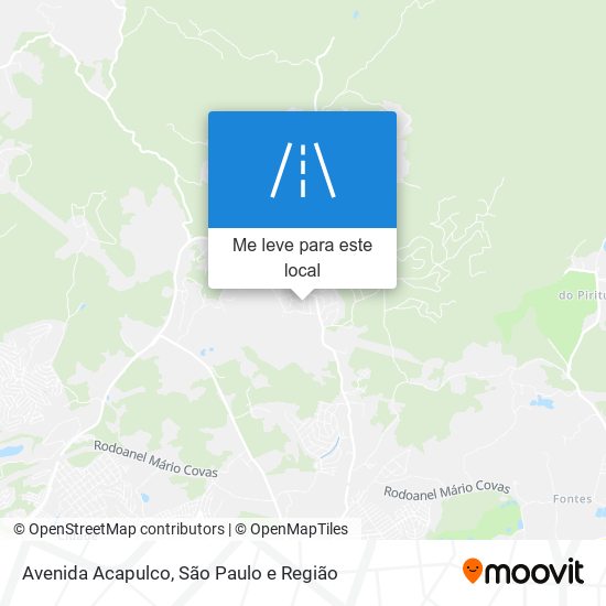 Avenida Acapulco mapa