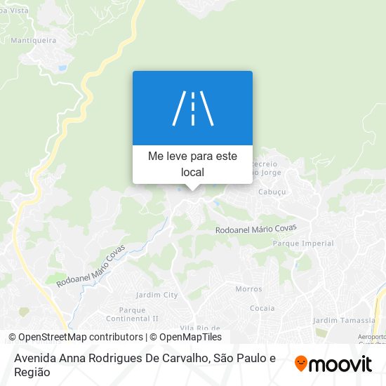 Avenida Anna Rodrigues De Carvalho mapa