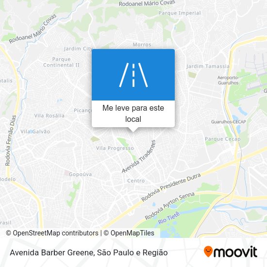 Avenida Barber Greene mapa