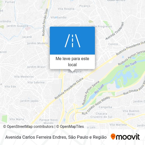 Avenida Carlos Ferreira Endres mapa