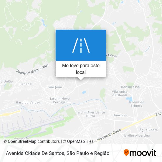 Avenida Cidade De Santos mapa