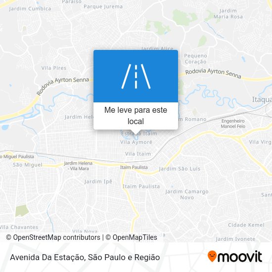 Avenida Da Estação mapa