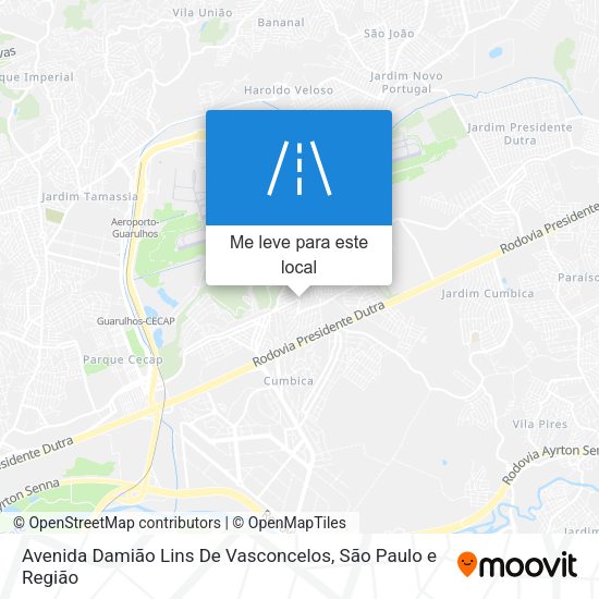 Avenida Damião Lins De Vasconcelos mapa