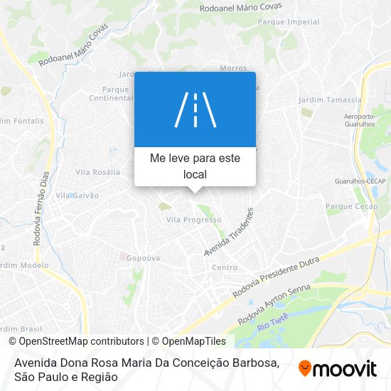 Avenida Dona Rosa Maria Da Conceição Barbosa mapa