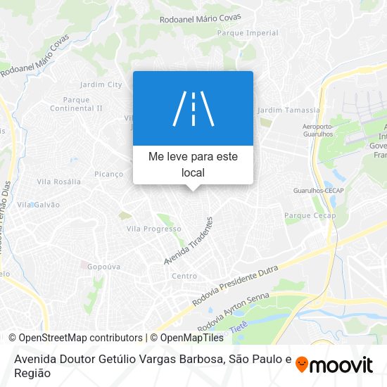 Avenida Doutor Getúlio Vargas Barbosa mapa