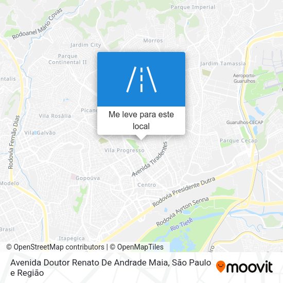 Avenida Doutor Renato De Andrade Maia mapa