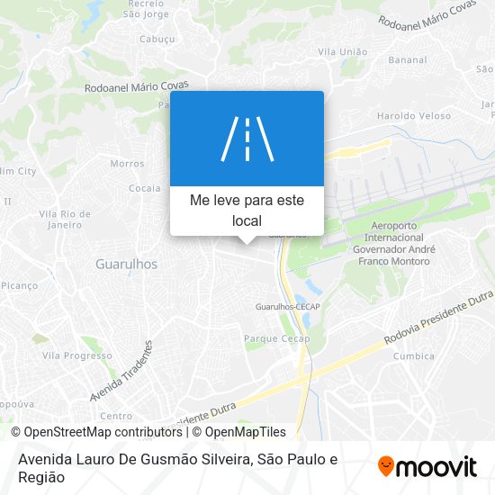 Avenida Lauro De Gusmão Silveira mapa
