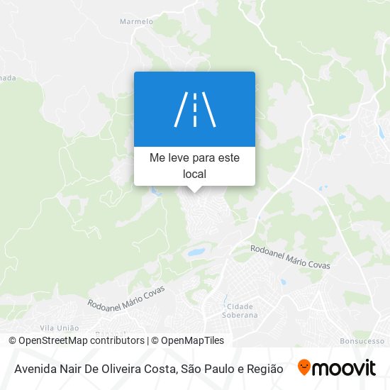 Avenida Nair De Oliveira Costa mapa