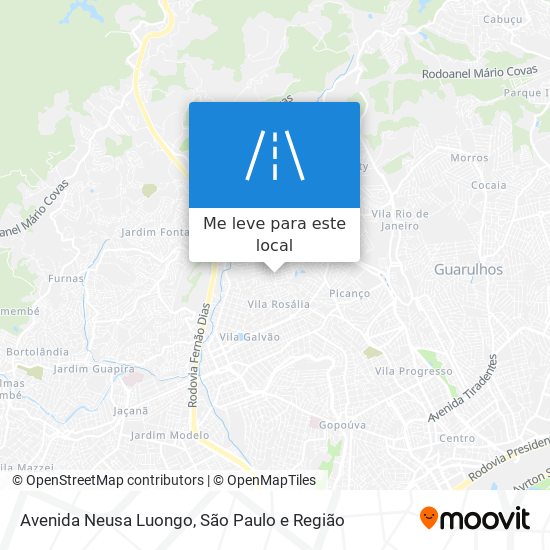 Avenida Neusa Luongo mapa