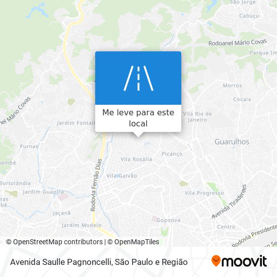 Avenida Saulle Pagnoncelli mapa