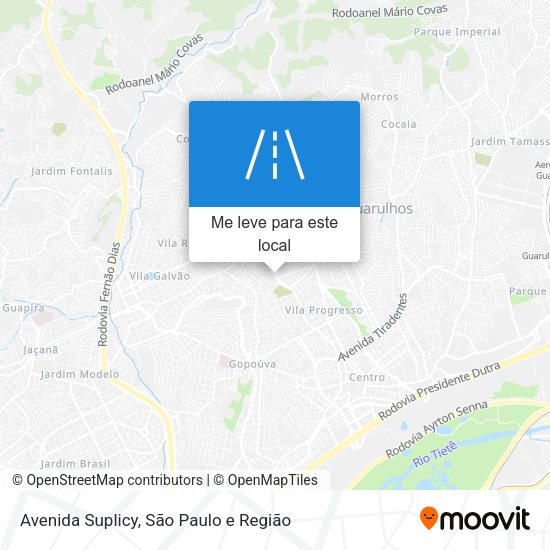 Avenida Suplicy mapa