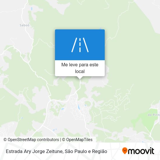 Estrada Ary Jorge Zeitune mapa