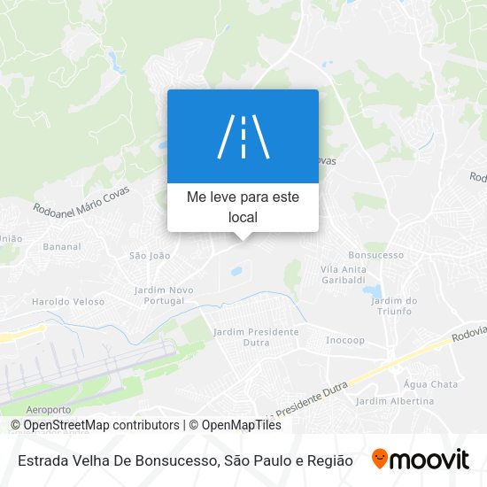 Estrada Velha De Bonsucesso mapa