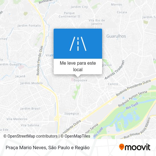 Praça Mario Neves mapa
