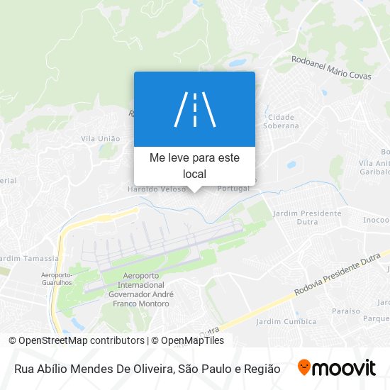 Rua Abílio Mendes De Oliveira mapa