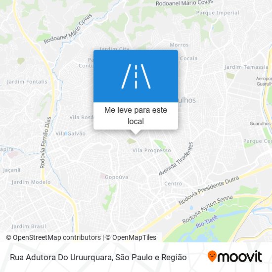 Rua Adutora Do Uruurquara mapa