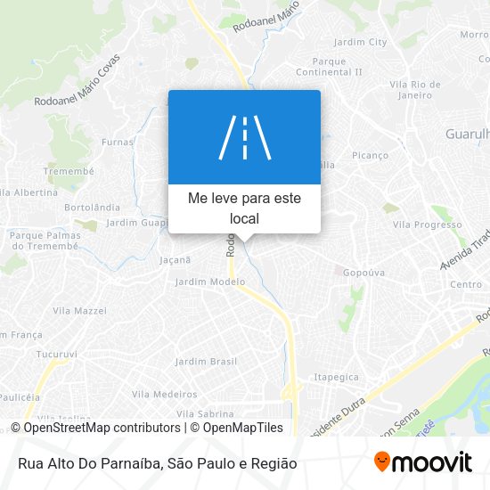 Rua Alto Do Parnaíba mapa