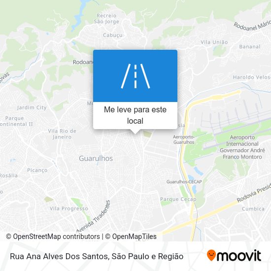 Rua Ana Alves Dos Santos mapa