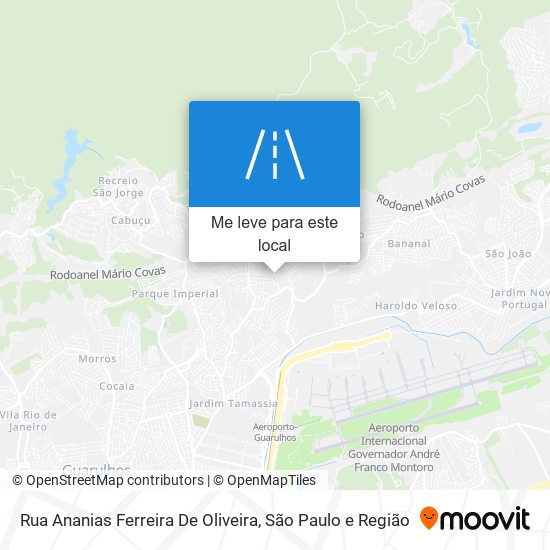 Rua Ananias Ferreira De Oliveira mapa