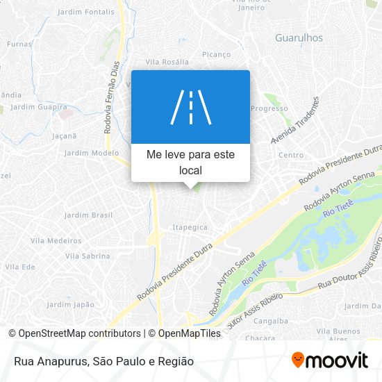Rua Anapurus mapa